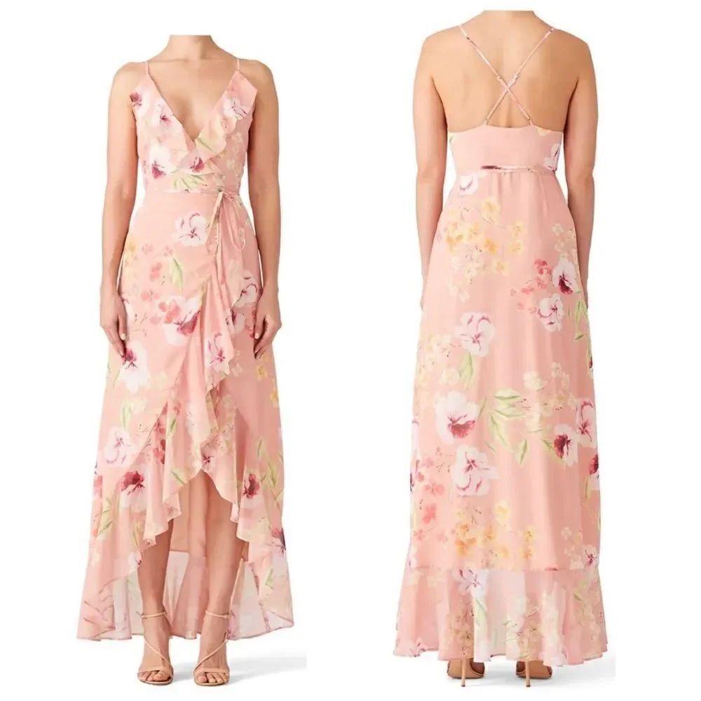 YUMI KIM Floral Meadow Wrap Maxi Dress